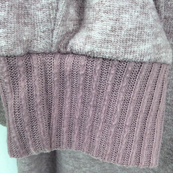 Born Top Womens Size Large Mauve Pink Long Sleeve Knit Lightweight Sweater - Picture 8 of 9